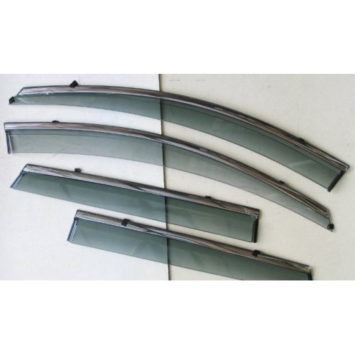 Дефлекторы окон с хромом Renault Kadjar 2017