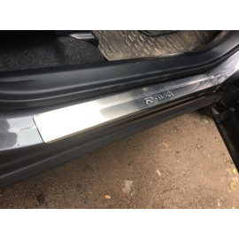 Накладки на пороги Toyota RAV4 2016-2017