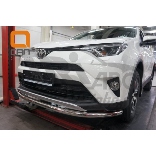 Защита переднего бампера Toyota Rav4 2017