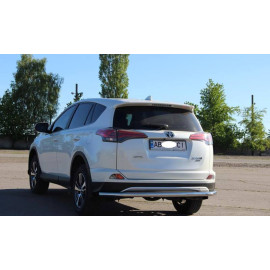 Защита заднего бампера Toyota RAV4 2016