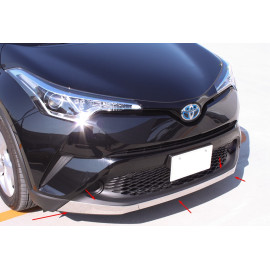 Хром накладка на передний бампер Toyota C-HR 2018