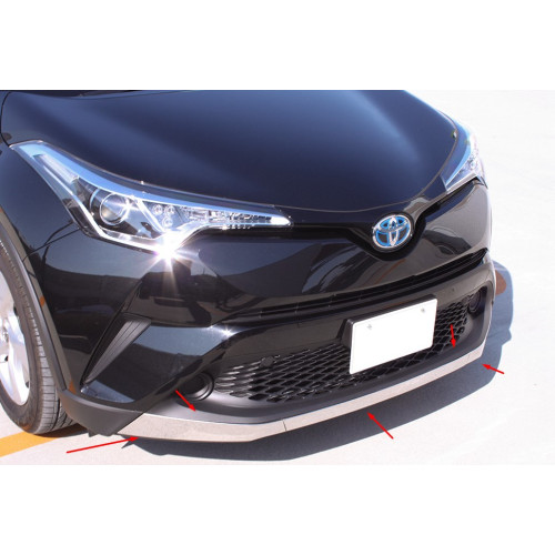 Хром накладка на передний бампер Toyota C-HR 2018