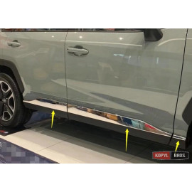 Молдинги дверные Toyota Rav 4 2019