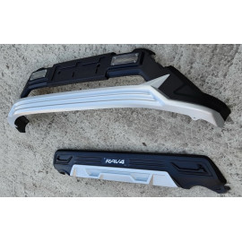 Накладки на бампера Toyota Rav4 2020